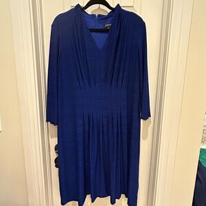 Tahari blue dress 16W